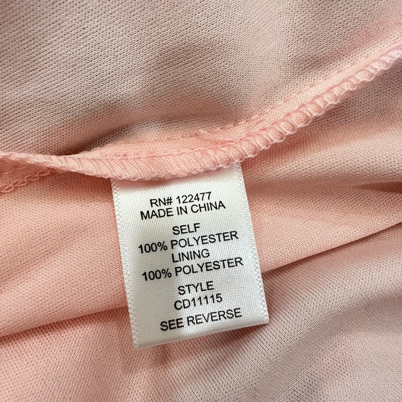 NSR floral print pink smocked waist ruffle dress smocked cuffs - Picture 12 of 13